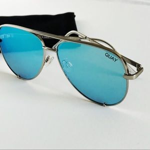 HIGH KEY QUAY BLUE/SILVER #QUAYXDESI